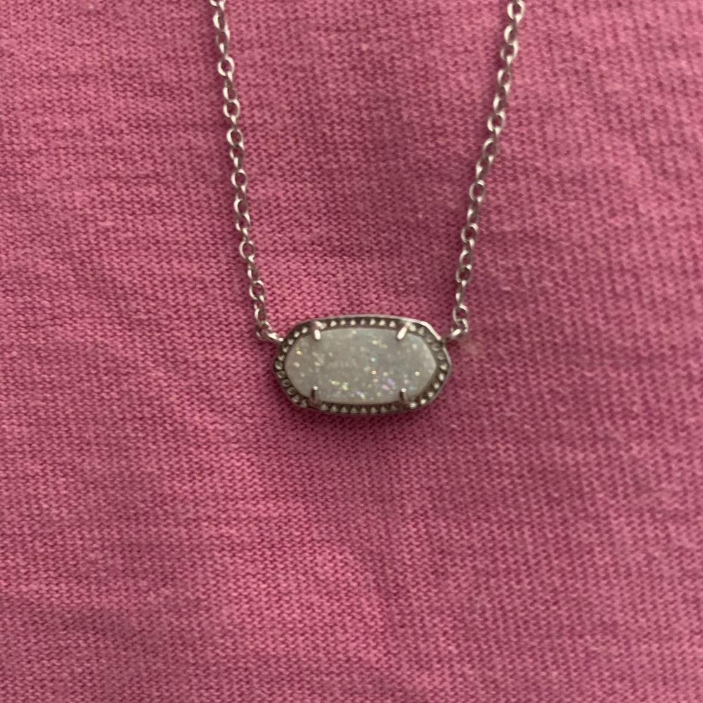 Kendra Scott necklace - iridescent druzy